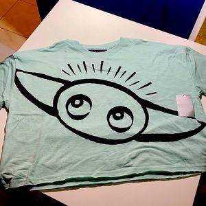 Women’s Star Wars “The Child”Baby Yoda Crop Top